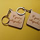 Wooden keychain, wooden souvenir, gift made of wood. Key chain. fleshki22. Online shopping on My Livemaster.  Фото №2