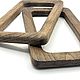 Ручки из массива бука. Цвет Африканский Орех, Фурнитура для сумок, Москва,  Фото №1