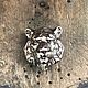 Бусина для браслета тигр из нейзильбера, Бусины, Краснодар,  Фото №1