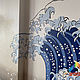 Pintura de pared Ola Hokusai. Decor. BelkaStyle - handmade and design. Интернет-магазин Ярмарка Мастеров.  Фото №2
