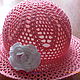 Шляпа `Розовая Фея`