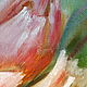 Painting flowers still Life with flowers oil Tulips. Pictures. larashop. Online shopping on My Livemaster.  Фото №2