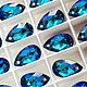 Подвеска кристалл капля, Bermuda Blue, 16мм, Tanissa Crystals, СТ374. Кристаллы. Tanissa Hobby (Танисса Хобби). Интернет-магазин Ярмарка Мастеров.  Фото №2