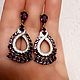 Серьги: Аметистовый узор. Серьги классические. Светлана Silver&Jewel. Ярмарка Мастеров.  Фото №4