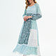 Long dress 'Makosh' in blue with lace. Dresses. ivavavilonskaya. My Livemaster. Фото №4