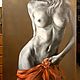 Заказать Картина с обнаженной девушкой "ПОДАРОК". Lukavaia_art. Ярмарка Мастеров. . Картины Фото №3