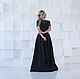 Evening dress black floor-length dress, Dresses, St. Petersburg,  Фото №1