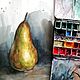 The painting 'still life with pear'. Pictures. Regina Kuyukova. Online shopping on My Livemaster.  Фото №2