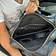 Crocodile leather briefcase Bag. Men\'s bag. exotiqpython. My Livemaster. Фото №6