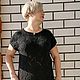 Вязаное платье женское черное с люрексом Шанель, Платья, Нижний Новгород,  Фото №1