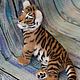 Tiger cub 'Sherry' (read the status). Stuffed Toys. Anna Petinati- Live toys handmade. My Livemaster. Фото №6