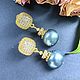 Copy of Copy of Еarrings. pearls majorca. Earrings. Elena Karpova. Kole braslet sergi.. Ярмарка Мастеров.  Фото №4