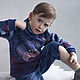 Валяный пуловер для мальчика "Ми-ми-мишки", Свитеры и джемперы, Кемерово,  Фото №1