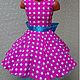 Dress dudes pink polka dots. Dresses. irina424. Online shopping on My Livemaster.  Фото №2