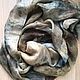 Silk scarf 'March' EcoPrint. Scarves. Artinflat - natural dyeing. Online shopping on My Livemaster.  Фото №2