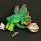 Рыбка. Вязаная подвижная реалистичная игрушка. Амигуруми куклы и игрушки. ---realistichnye-podvizhnye-zhivotnye. Ярмарка Мастеров.  Фото №8