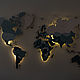 Карта мира Акварель. Карты мира. Интерьерные карты из дерева (cutwoodshop). Ярмарка Мастеров.  Фото №4