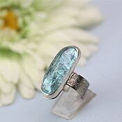 Украшения handmade. Livemaster - original item Ring with aquamarine. Silver.. Handmade.