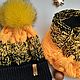  Комплект  вязанный. Комплекты головных уборов. Надежда Гутова ,,WOOL CAP. Ярмарка Мастеров.  Фото №4