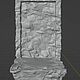 3д модель подставка для фигурки с текстурой камня. Шаблоны для печати. 3D-MJS studio. Ярмарка Мастеров.  Фото №4