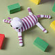 Soft toy knitted striped cat Candy. Amigurumi dolls and toys. Вязаные игрушки - Ольга (knitlandiya). My Livemaster. Фото №4
