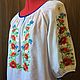 Women's embroidered blouse 'Summer mood' ZHR2-192. Blouses. babushkin-komod. Online shopping on My Livemaster.  Фото №2