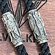 Шнурок гайтан с серебром и серебряный кулон. Комплекты украшений. Silver.krd. Ярмарка Мастеров.  Фото №7