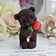 3D Silicone shape ' Bear with a Tulip'. Copyright form, Form, Vladivostok,  Фото №1