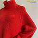 Свитер оверсайз "Alpaca boom" с беби альпакой. Свитеры. FAVORITE KNITWEAR (Наталья). Интернет-магазин Ярмарка Мастеров.  Фото №2