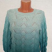 Одежда handmade. Livemaster - original item Knitted sweater Cote d`Azur. Handmade.