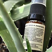Косметика ручной работы handmade. Livemaster - original item Regenerating decongestant serum of Aloe and lysates. Handmade.