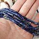 5 PCs. Natural sodalite tubes 13-14x4 mm (4676). Beads1. VivaBeads. Online shopping on My Livemaster.  Фото №2