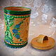 Painted birch bark basket in Russian style. Ware in the Russian style. ONIK. Online shopping on My Livemaster.  Фото №2