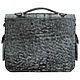 Leather bag 'Leonardo' (aging black). Messenger Bag. Russian leather Guild. My Livemaster. Фото №4