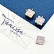Кристалл квадрат Square Rose Water Opal, 6мм, Tanissa Crystals, СТ325. Кристаллы. Tanissa Hobby (Танисса Хобби). Интернет-магазин Ярмарка Мастеров.  Фото №2