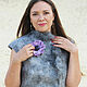 Felted vest ' Ash fog'. Vests. Katherine Markina (markinaek). My Livemaster. Фото №6