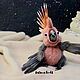 Order Teddy Animals: Parrot Cockatoo Cody. Irina Fedi Toys creations. Livemaster. . Teddy Toys Фото №3