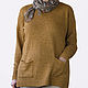 Order  Knitted jumper made of textured silk. stylish things. Livemaster. . Jumpers Фото №3