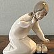 Винтаж: Старинная статуэтка « Девочка с тапочками», Lladro, Испания, Статуэтки винтажные, Лорьент,  Фото №1