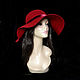 Order Stranger ' Red wine'. Novozhilova Hats. Livemaster. . Hats1 Фото №3