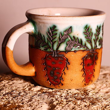 Посуда ручной работы. Ярмарка Мастеров - ручная работа Кружка Витаминная. Handmade.