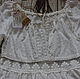 Платье-туника, батист с точками, кружево хлопок, БОХО, "Black & white". Платья. Наталья Лелякова. Интернет-магазин Ярмарка Мастеров.  Фото №2