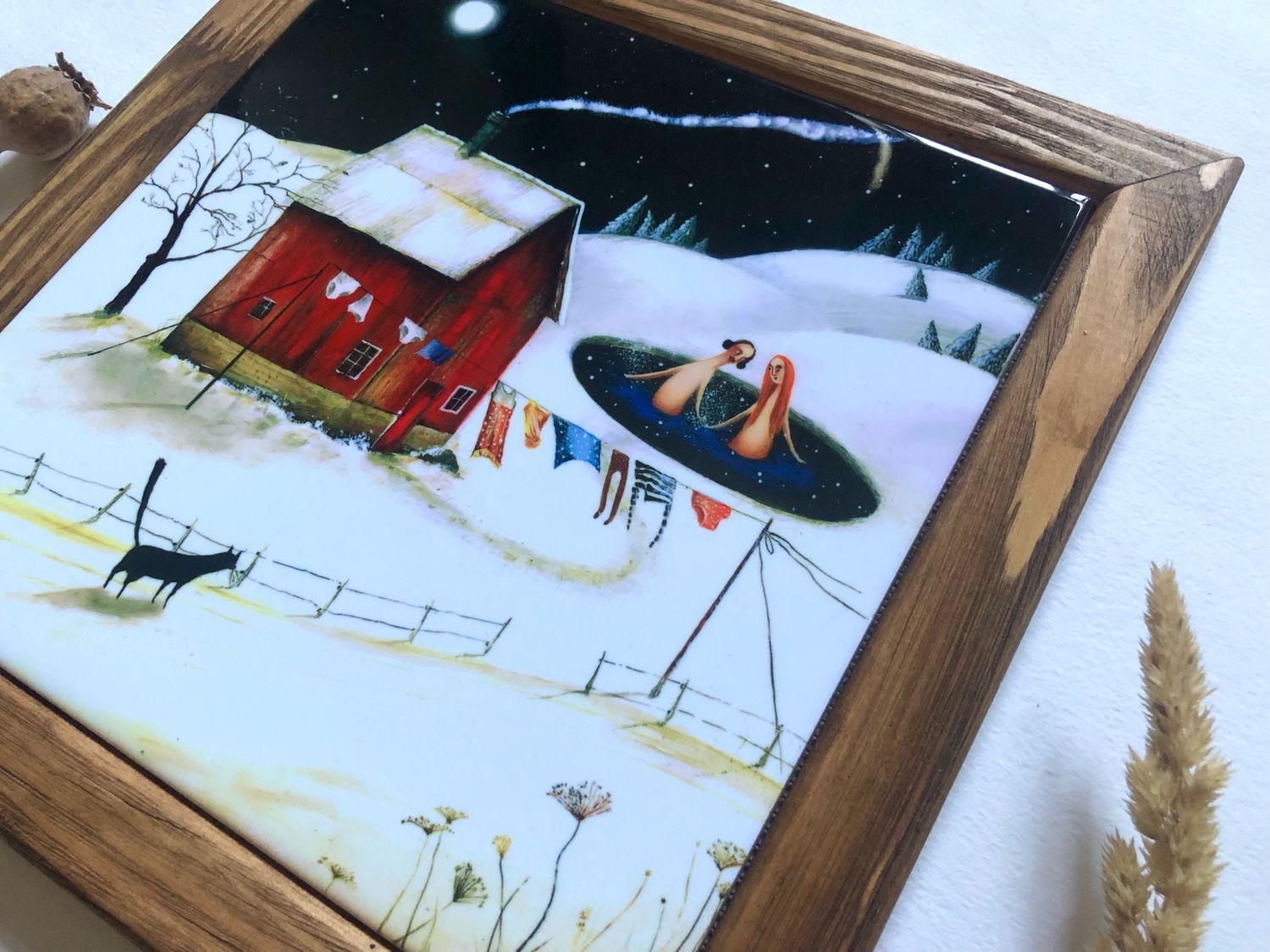 Плавунцы. Авторская печать на керамической плитке купить в интернет ...