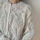 Заказать Ажурный кардиган на пуговицах. MY FLOWER KNITTING. Ярмарка Мастеров. . Кардиганы Фото №3