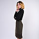 Falda de lana natural con cordones. Skirts. Skirt Priority (yubkizakaz). Интернет-магазин Ярмарка Мастеров.  Фото №2
