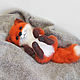 Fox Foxik. Interior toy is made of wool. Felted Toy. Natalya Gorshkova Cute toys felting. Online shopping on My Livemaster.  Фото №2