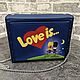 Клатч с деревянными бочками LOVE IS. Сумка через плечо. Svoyparis. Интернет-магазин Ярмарка Мастеров.  Фото №2