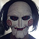 Saw JigSaw Billy the Puppet mask with wig:. Character masks. Kachestvennye avtorskie maski (Magazinnt). Ярмарка Мастеров.  Фото №6