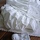 Panties over diaper. Bloomers with lace are white. Underwear for children. Happy White. Online shopping on My Livemaster.  Фото №2