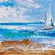 Painting with the sea on canvas. Pictures. Annet Loginova. My Livemaster. Фото №4